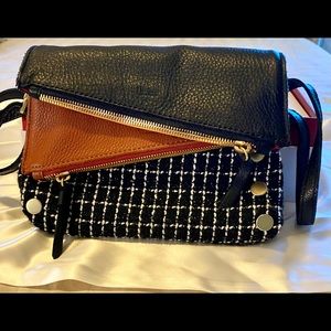 Small Dillon Midnight Trelis bag by Hammitt.